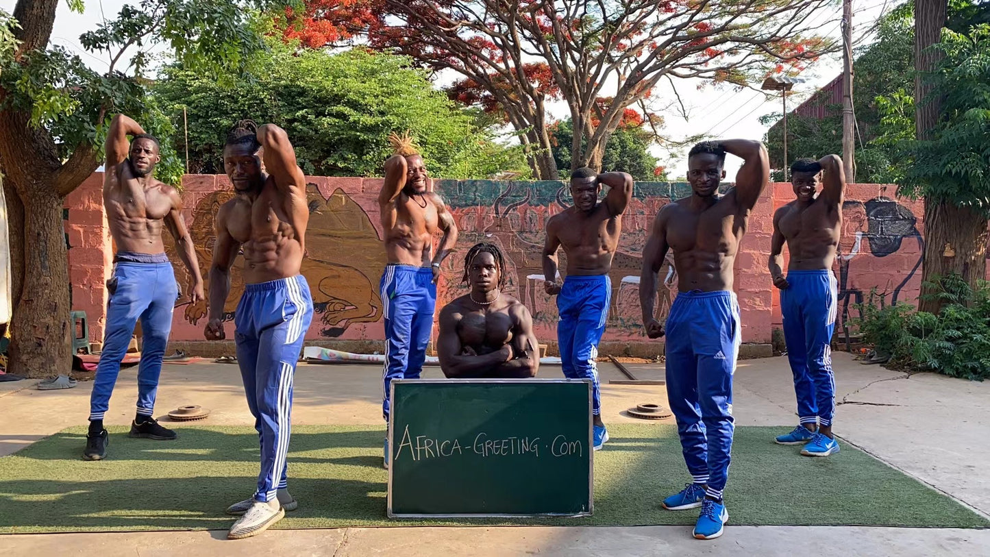 🔥 Gym Boy Edition Greeting From Africa🔥