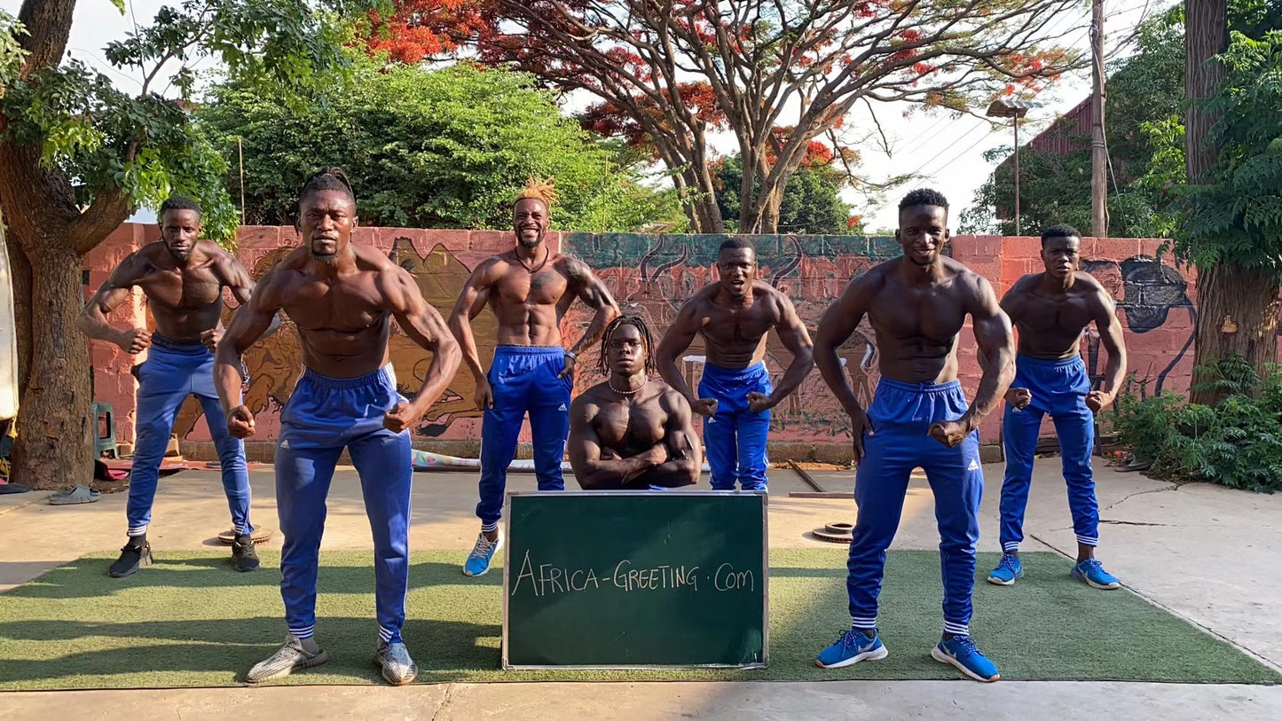 🔥 Gym Boy Edition Greeting From Africa🔥